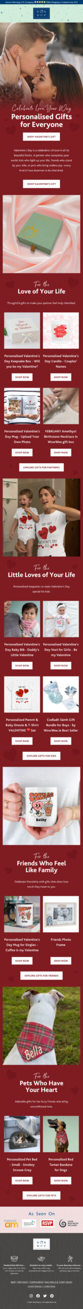 Wowwee.ie Personalised Valentines Gifts For Every Kind Of Love (1)